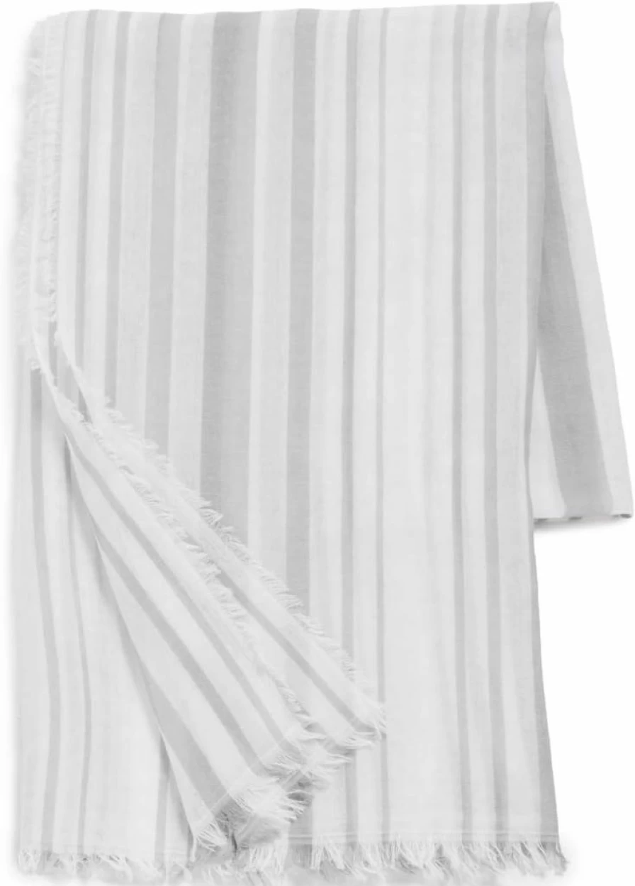 Vince Women's Striped Cotton Scarf - Soft Variegated Pattern Fashion Accessory