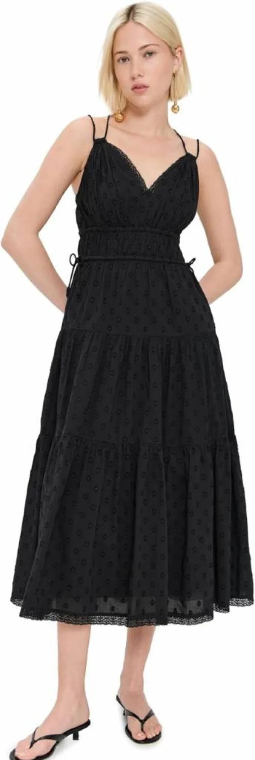 Ulla Johnson Freya Women's Floral Printed Midi Dress with Ruffled Hem