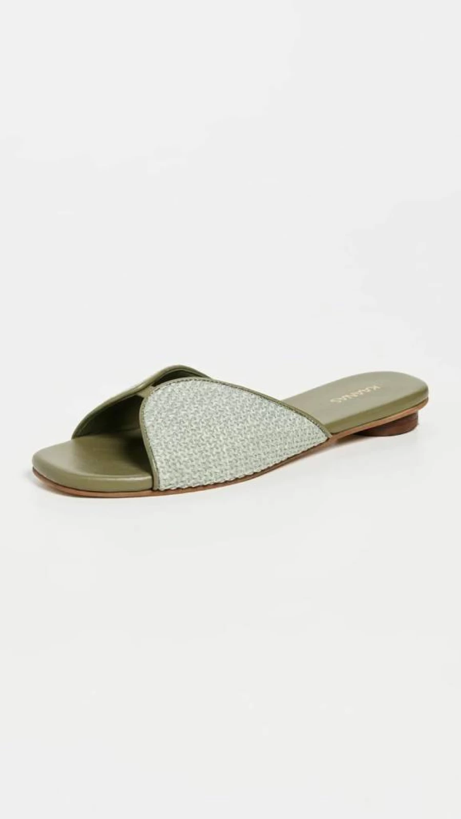 KAANAS Women's Serene Square Toe Woven Flats - Comfortable Breathable Casual Loafers for Women