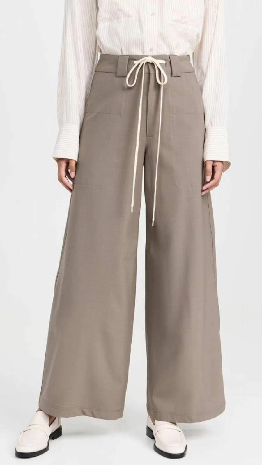 Closed Women's Wystan High-Waisted Trousers - Slim Fit Stretch Ankle Pants for Casual & Office Wear