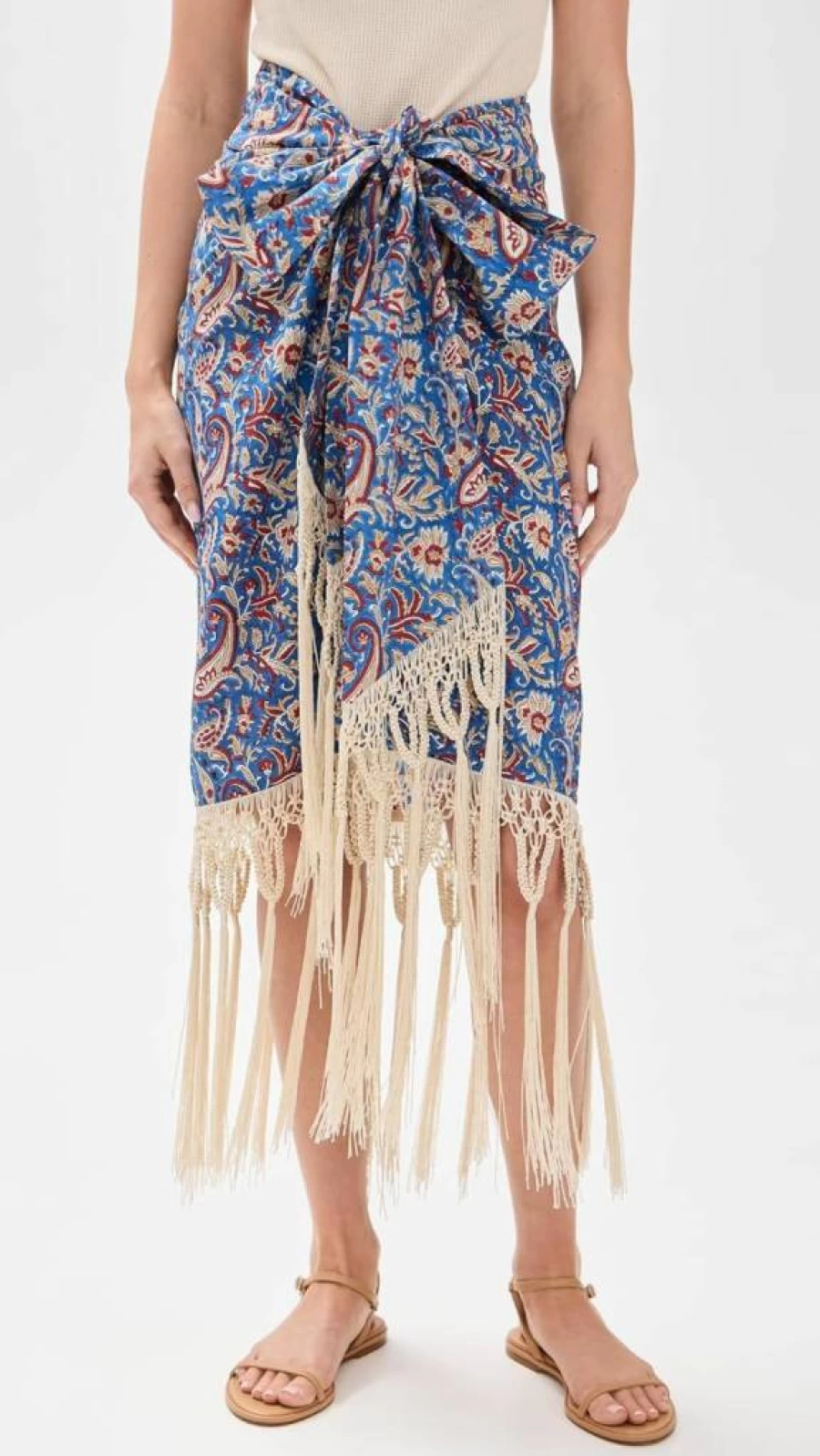 Culthera Women's Ashana Macrame Skirt – Boho Crochet Lace Beach Skirt