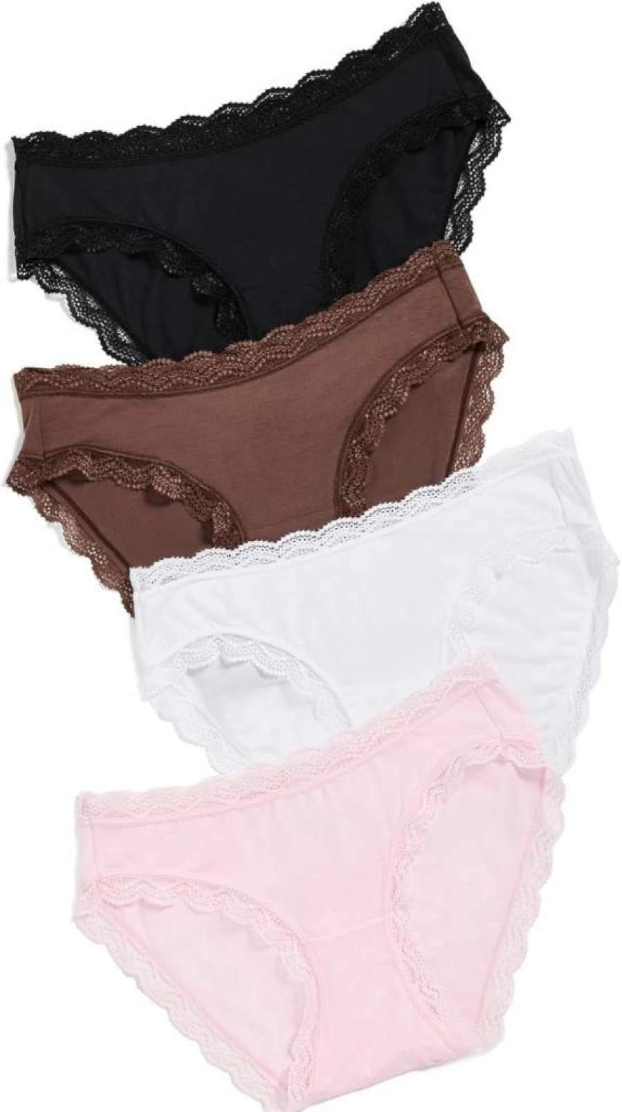Stripe & Stare Women's 4-Pack Original Cotton Knickers | Comfortable Everyday Underwear