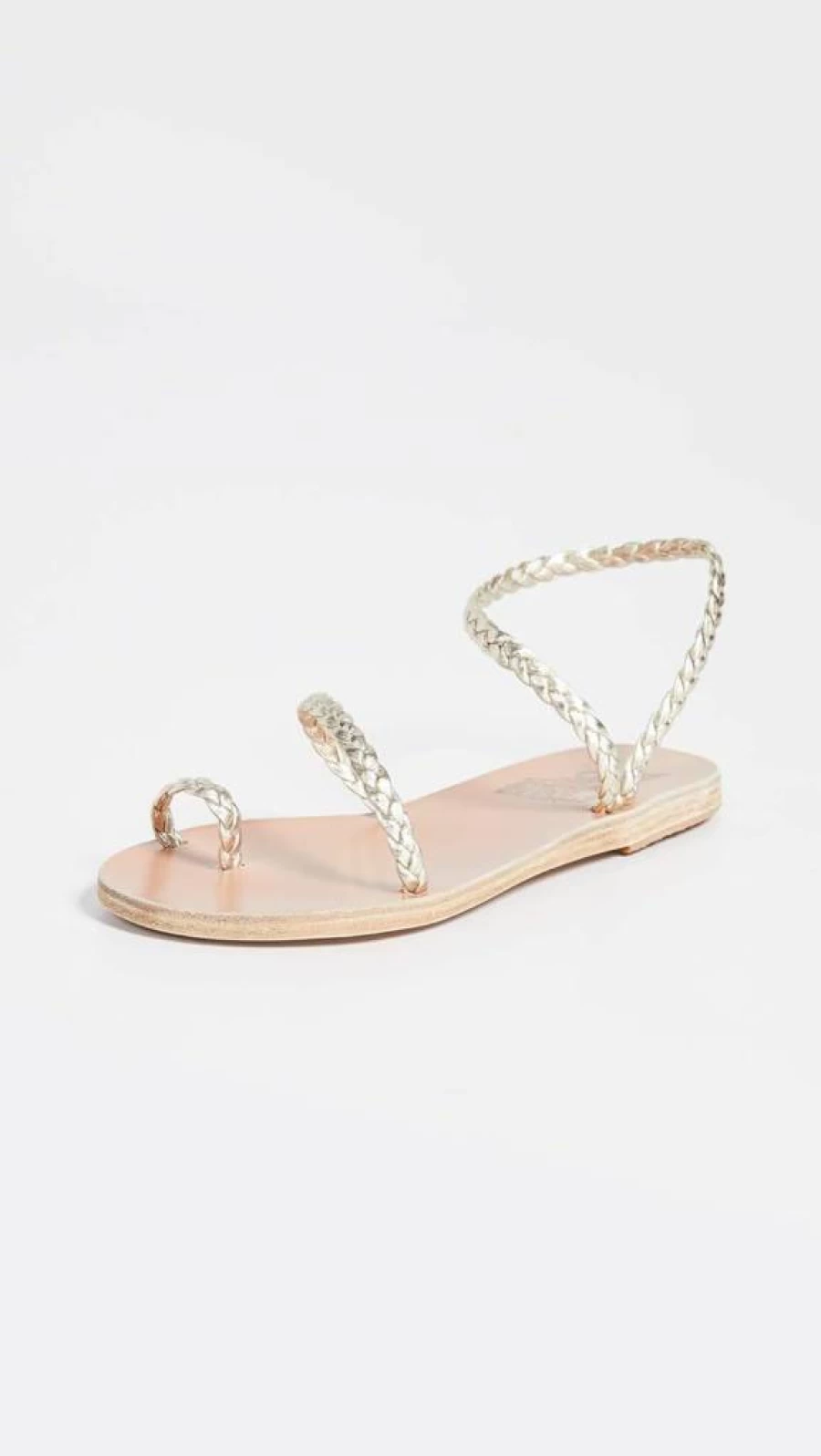 Ancient Greek Sandals Women's Eleftheria Leather Sandals – Handmade Greek Goddess Style Flat Sandals