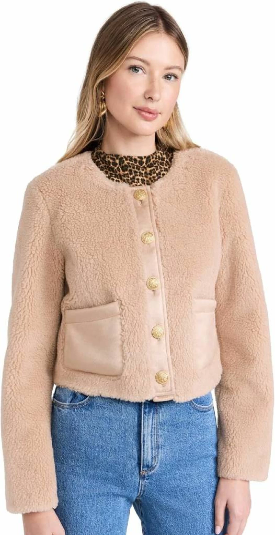 LOVESHACKFANCY Women's Lully Jacket - Vintage-Inspired Feminine Outerwear