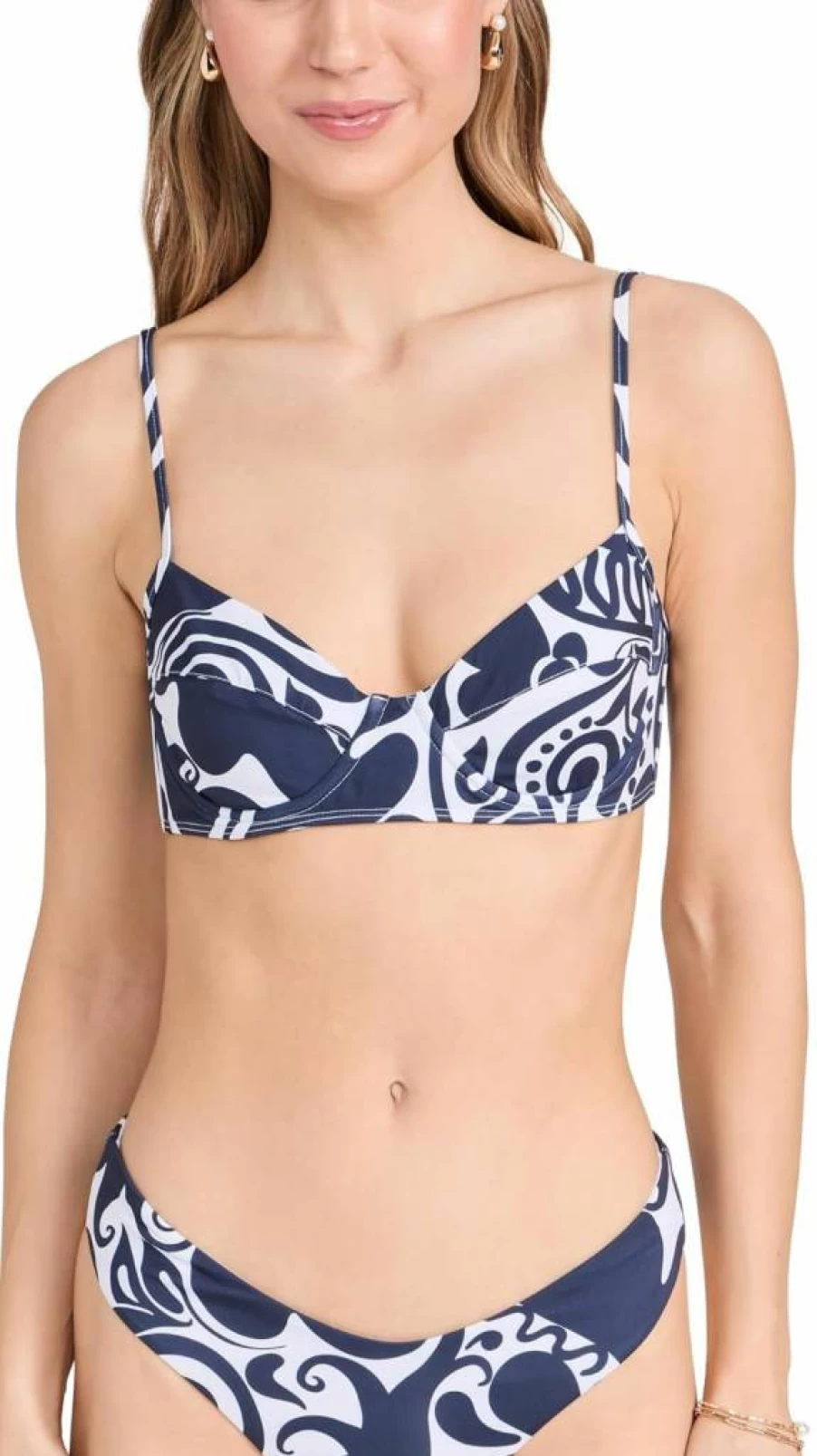 Mara Hoffman Women's Lua Bikini Top | Stylish Swimwear for Women | Premium Beachwear