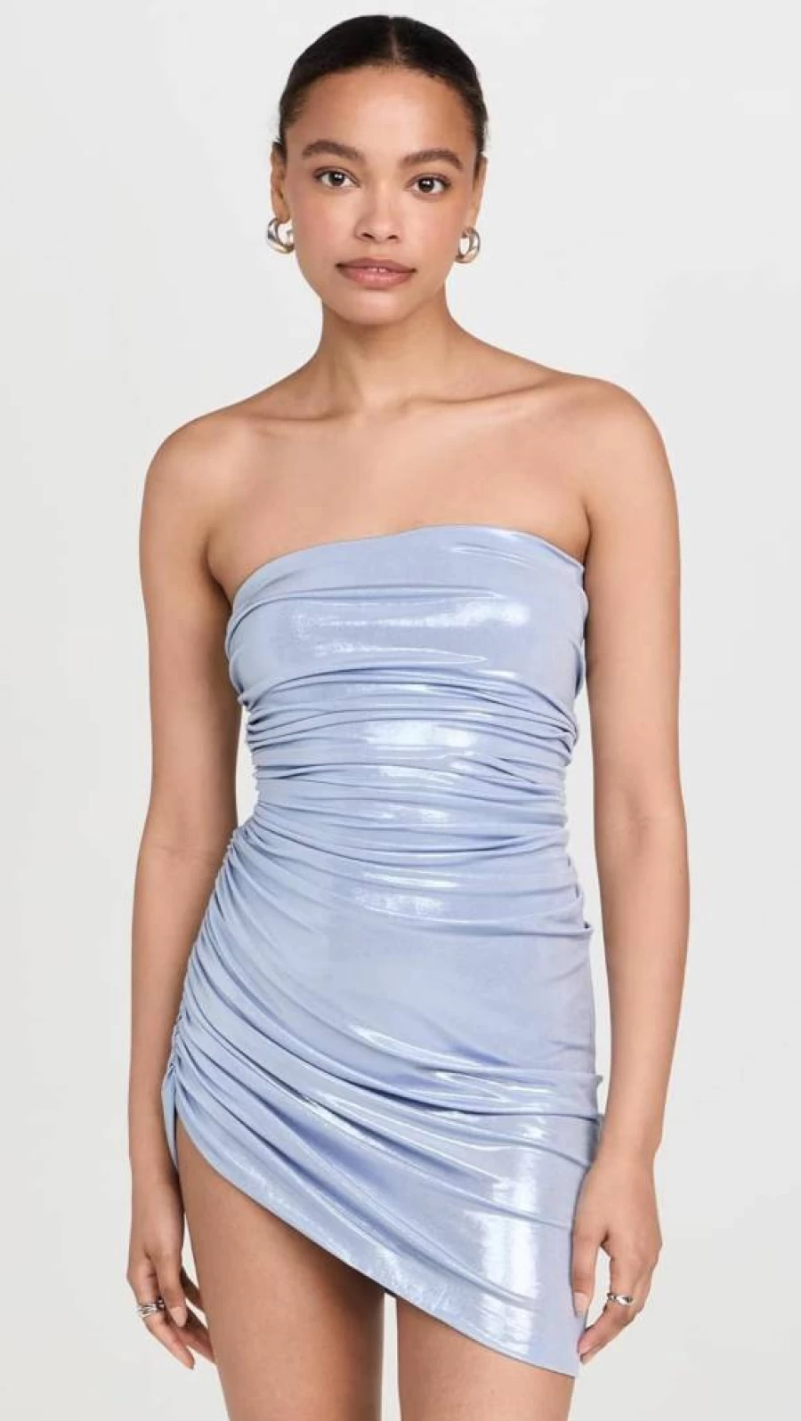 Norma Kamali Women's Diana Strapless Pickleball Dress for Athletic Comfort and Style