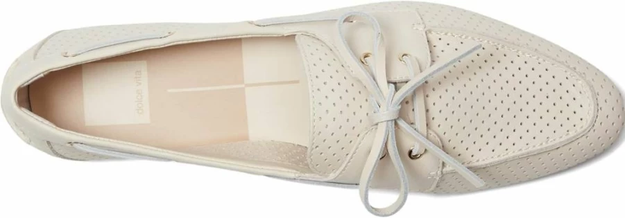 Dolce Vita Women's Lakin Loafers Comfortable Slip-On Flat Shoes Casual Leather Slip-On Flats for Women