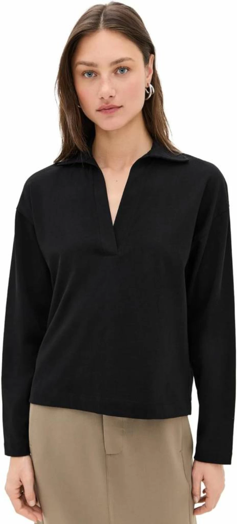 Vince Women's Classic Polo Shirt - Comfortable & Stylish Casual Top