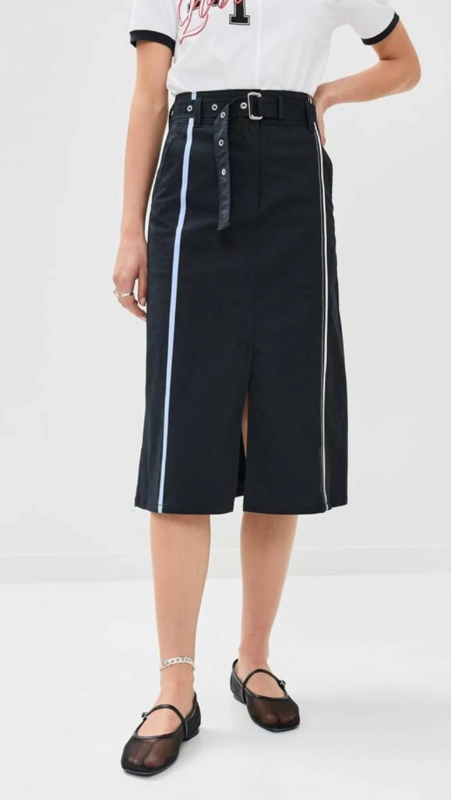 3.1 Phillip Lim Women's Deconstructed Asymmetrical Skirt - High-Waisted Designer A-Line Style