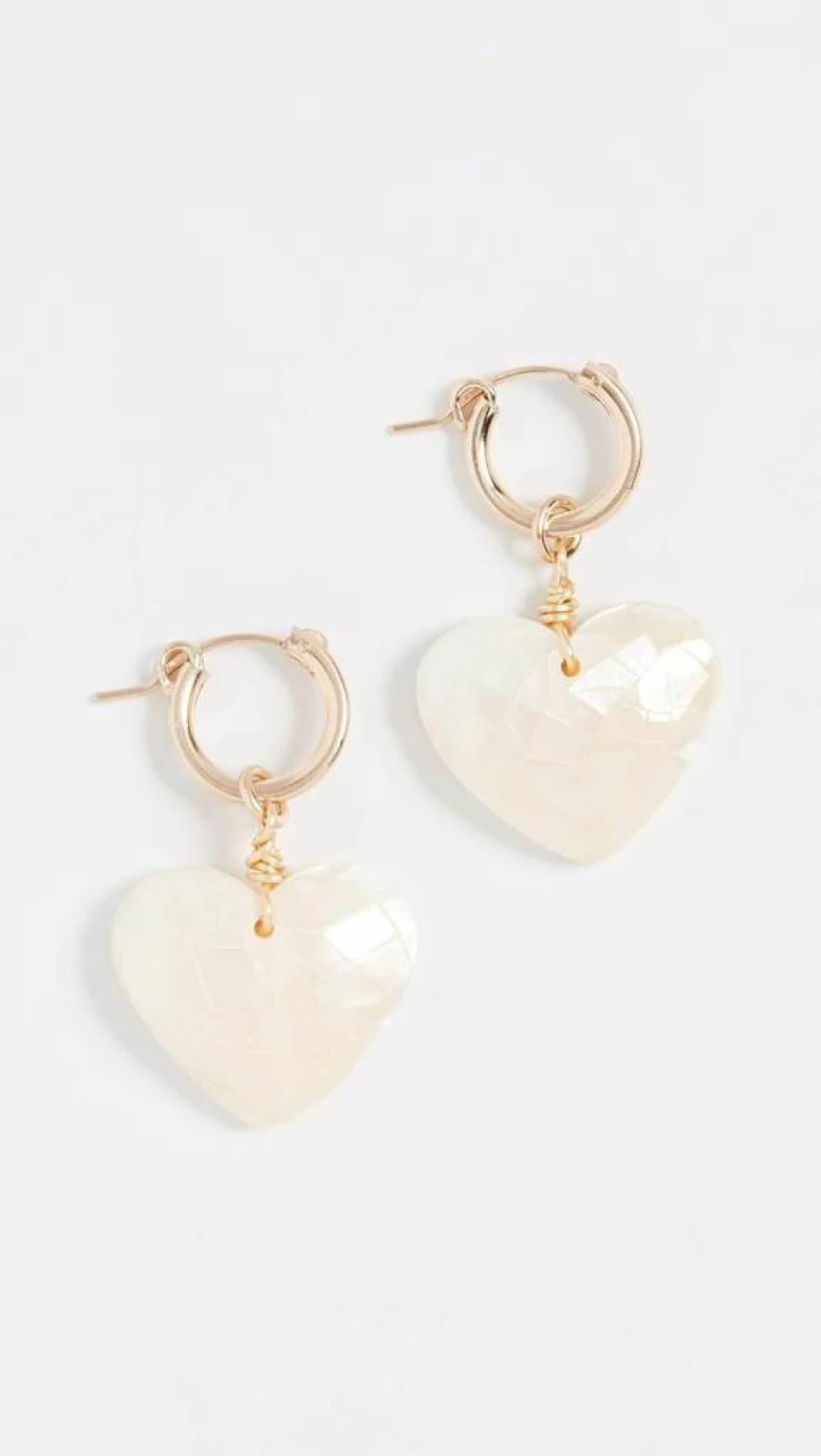 Brinker & Eliza Little Love Stud Earrings for Women - Sterling Silver Heart Design