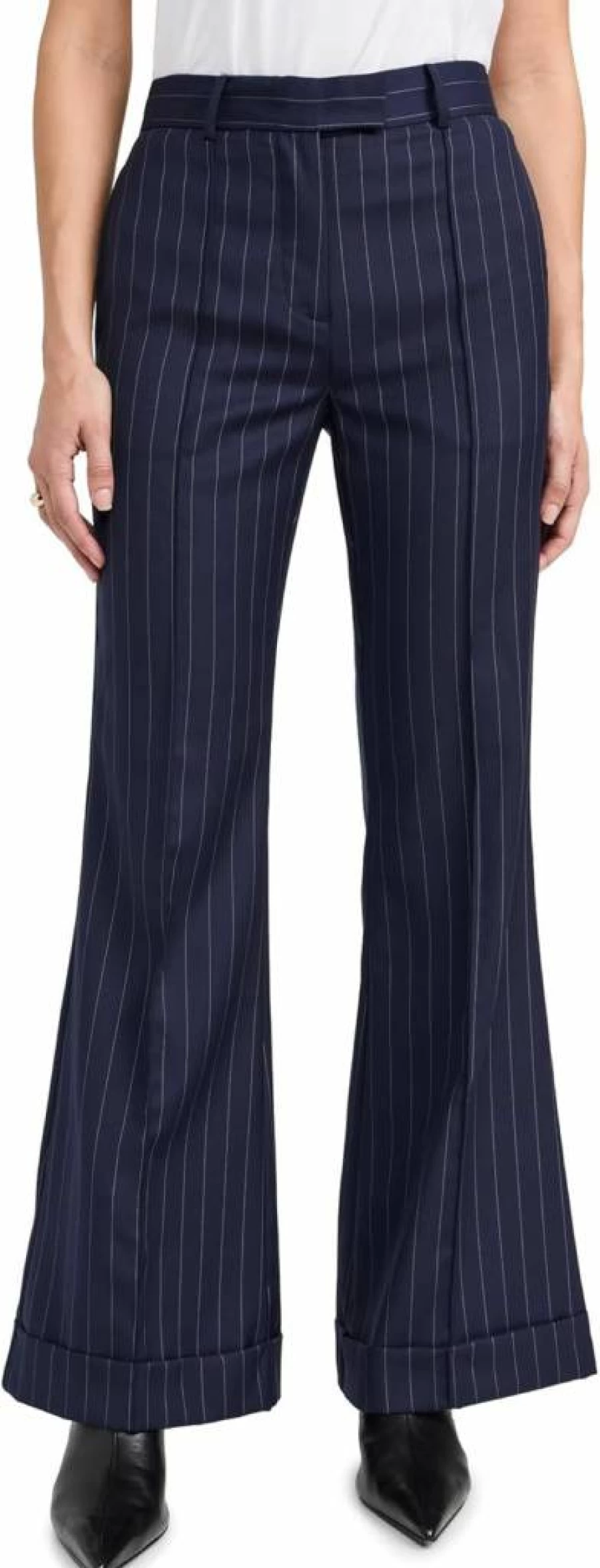 MEIMEIJ Women's High-Waisted Tailored Pants - Slim Fit Professional Office Trousers for Women