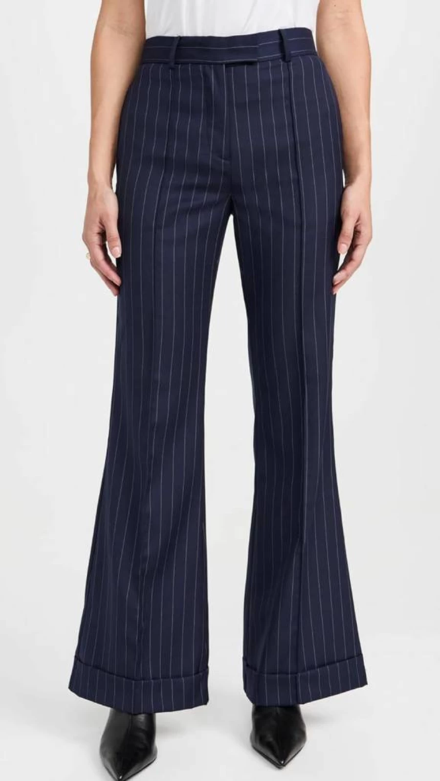 MEIMEIJ Women's High-Waisted Tailored Pants - Slim Fit Professional Office Trousers for Women