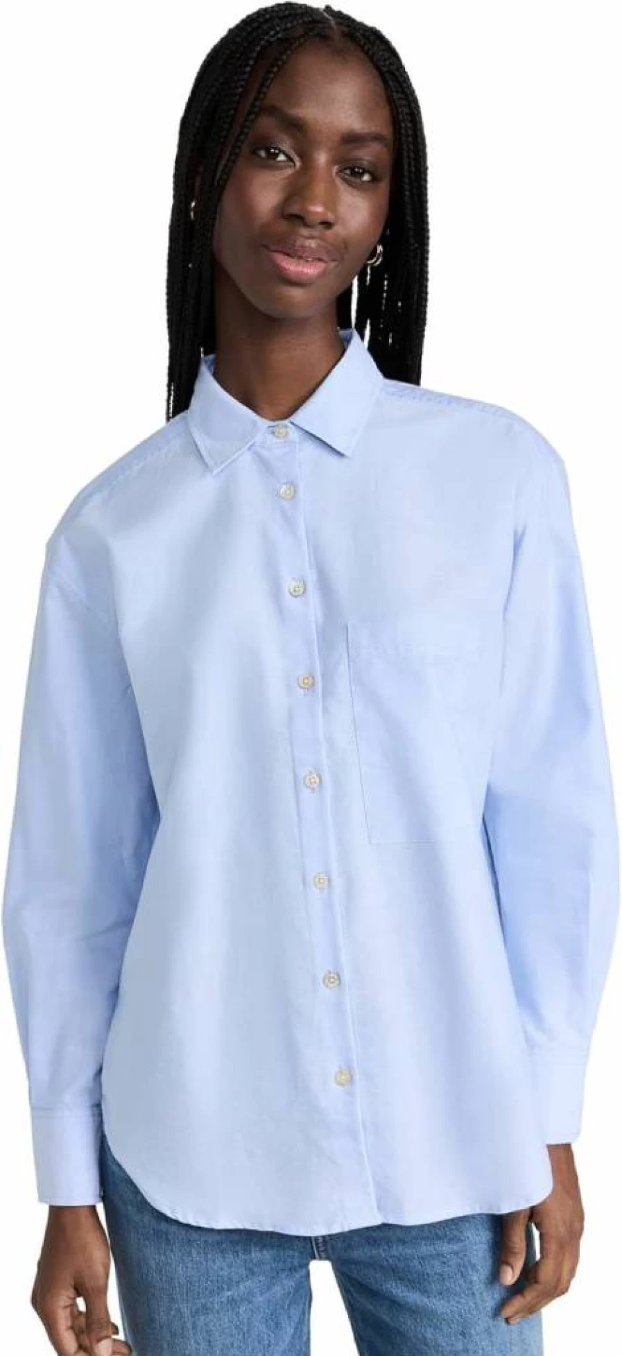 AYR Women's The Deep End Button Down Shirt - Stylish Casual Women's Top