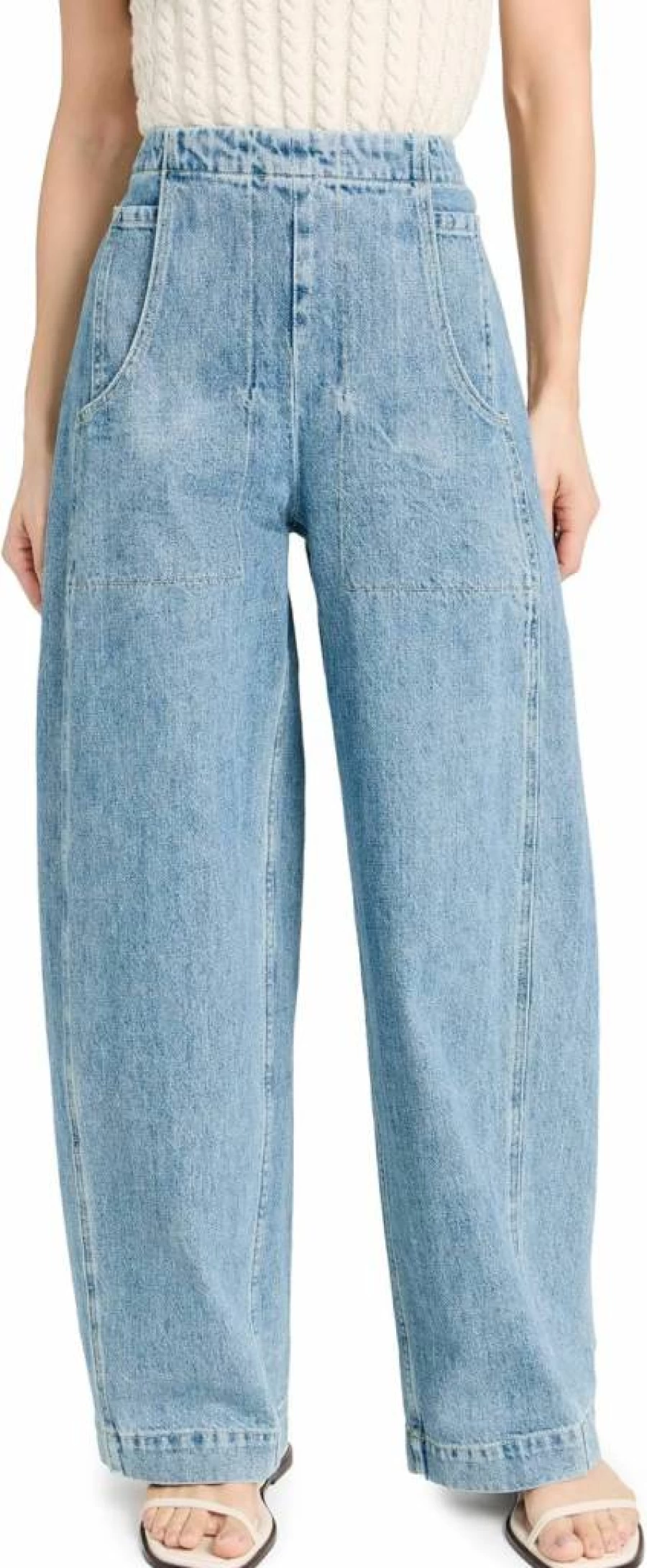 Rachel Comey Women's Tany High-Waisted Wide-Leg Pants - Classic Black Linen Blend Trousers for Women
