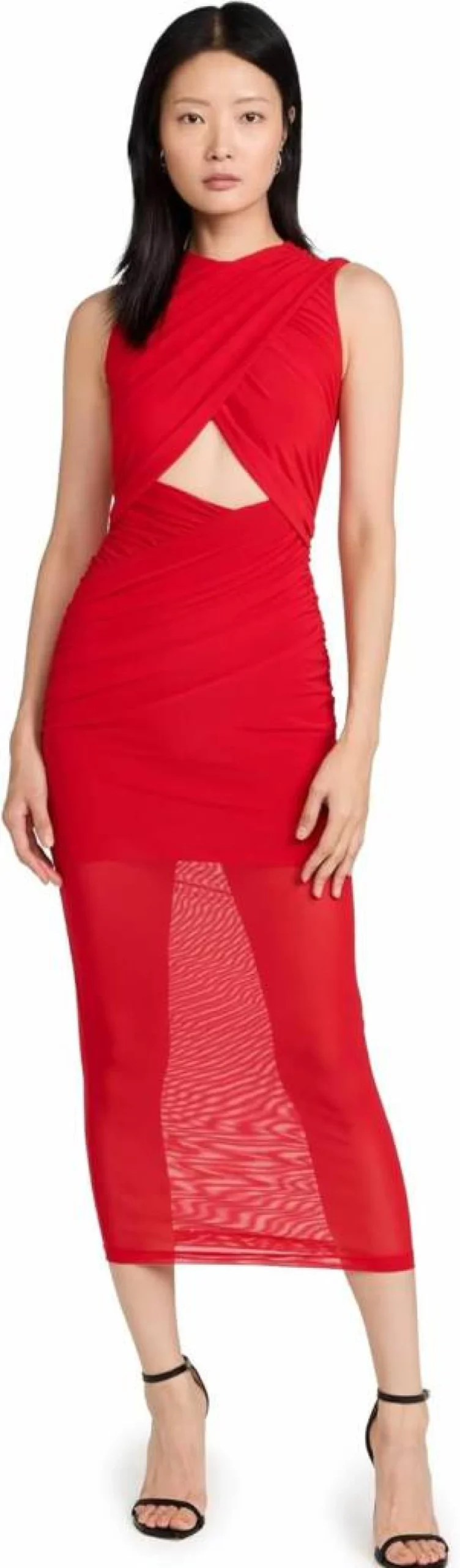 MISHA Women's Isabella Floral Midi Dress - Elegant Summer Casual Fit & Comfortable Style