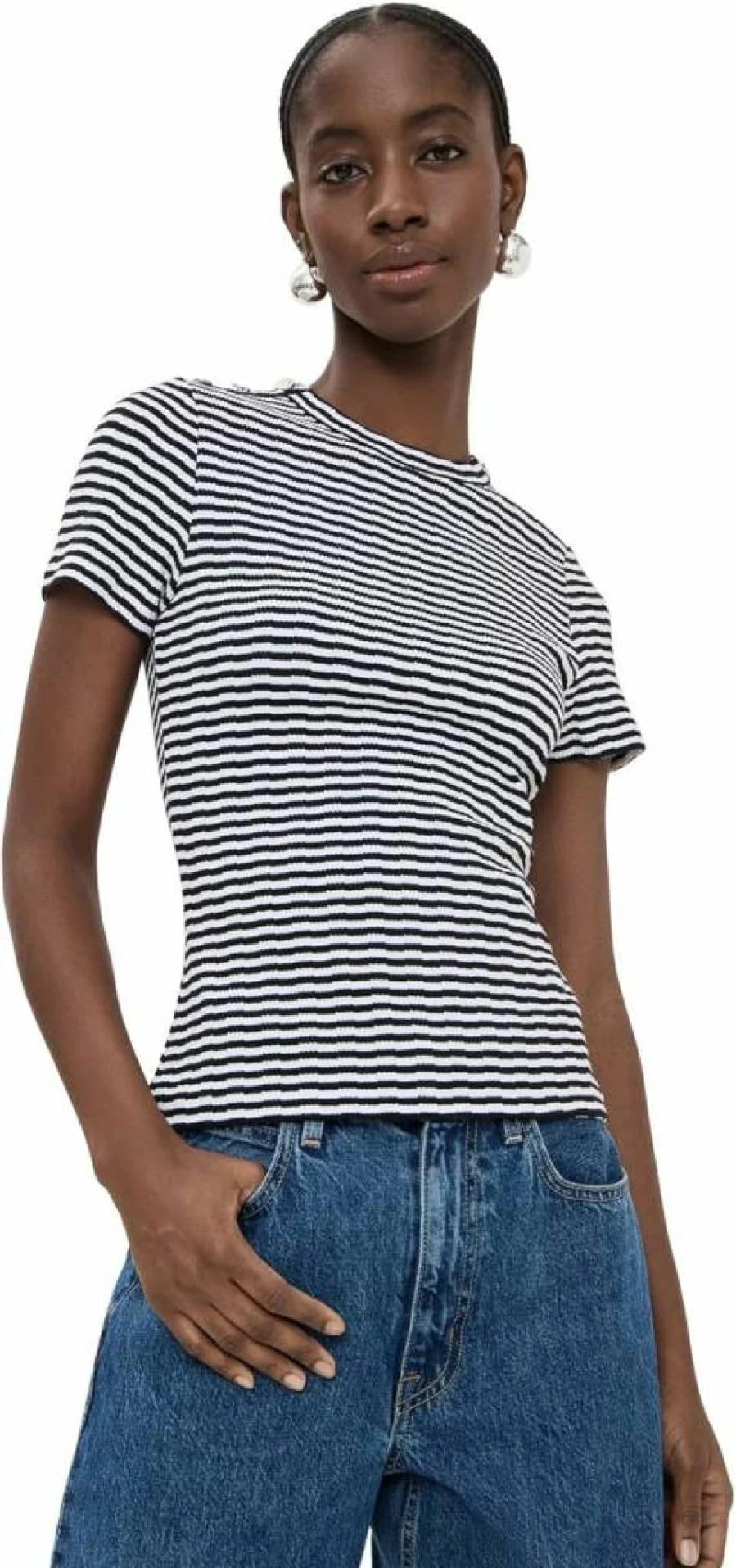 Veronica Beard Jean Women's Draya Tee - Stylish Casual T-Shirt for Women