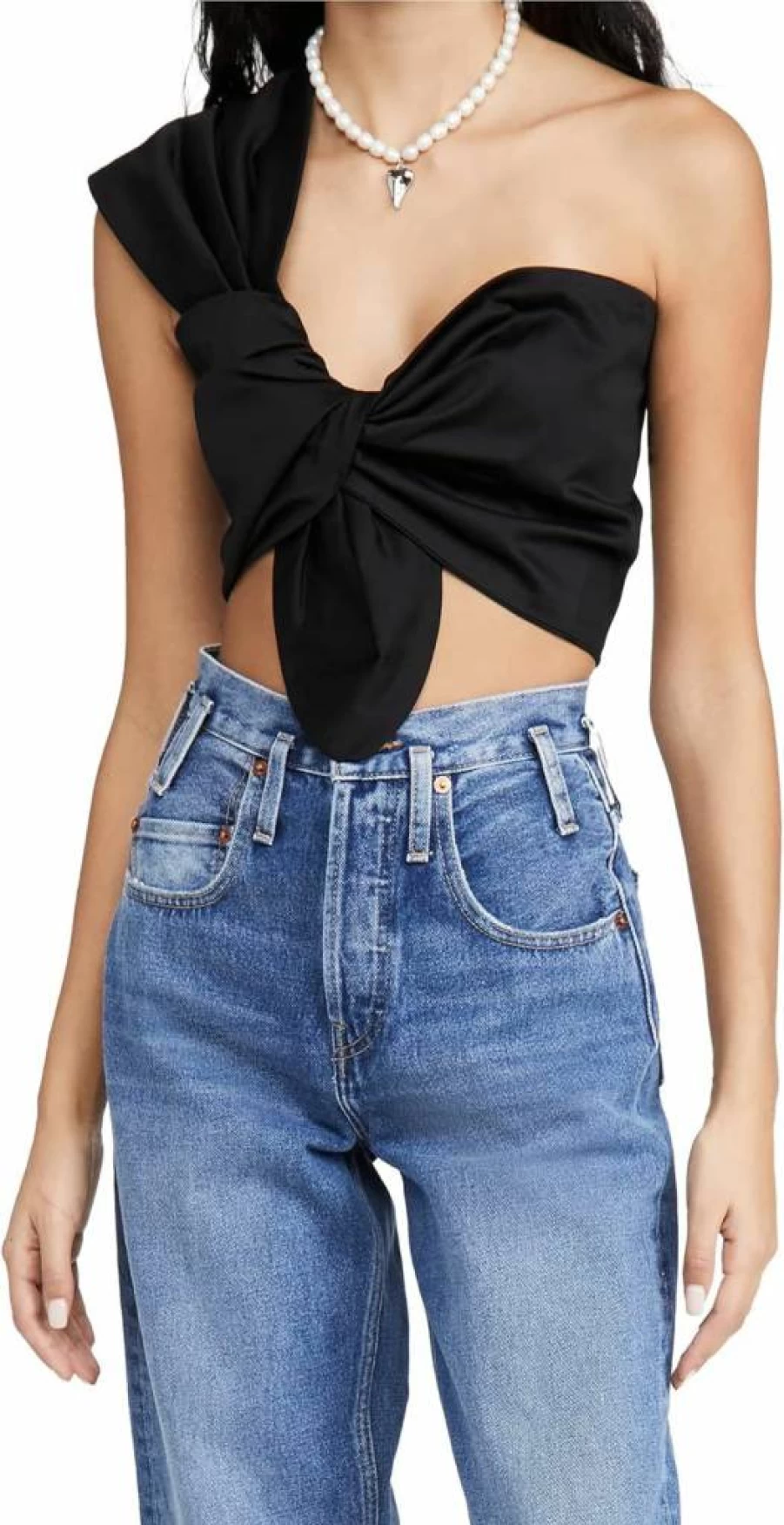 Just Bee Queen Women's Solid Bandeau Top - Stretchy Summer Crop Top for Women