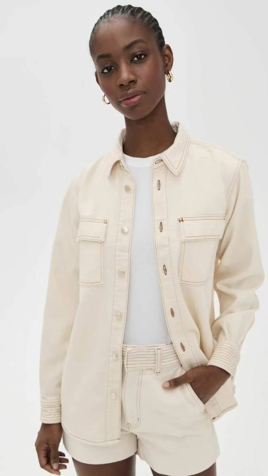 FRAME Women's Trapunto Shirt - Stylish & Elegant Blouse for Women