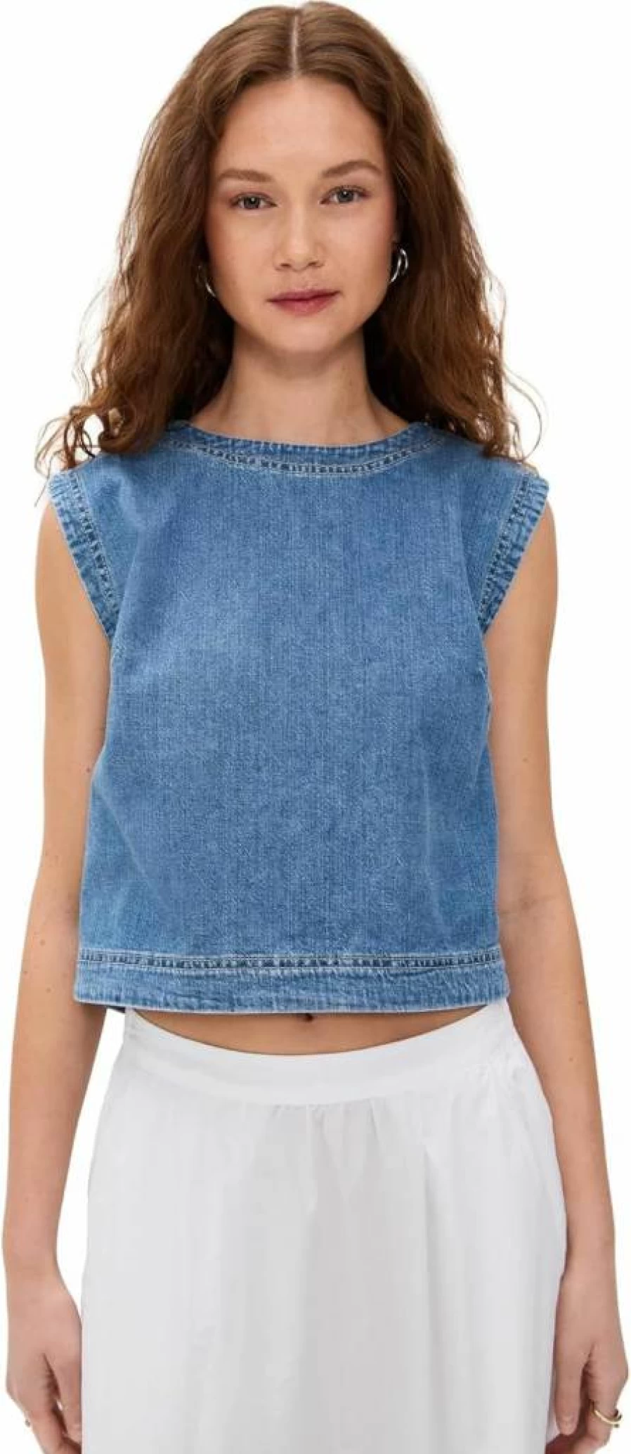 Velvet Loren Women's Denim Top - Stylish Velvet Brand Casual Shirt