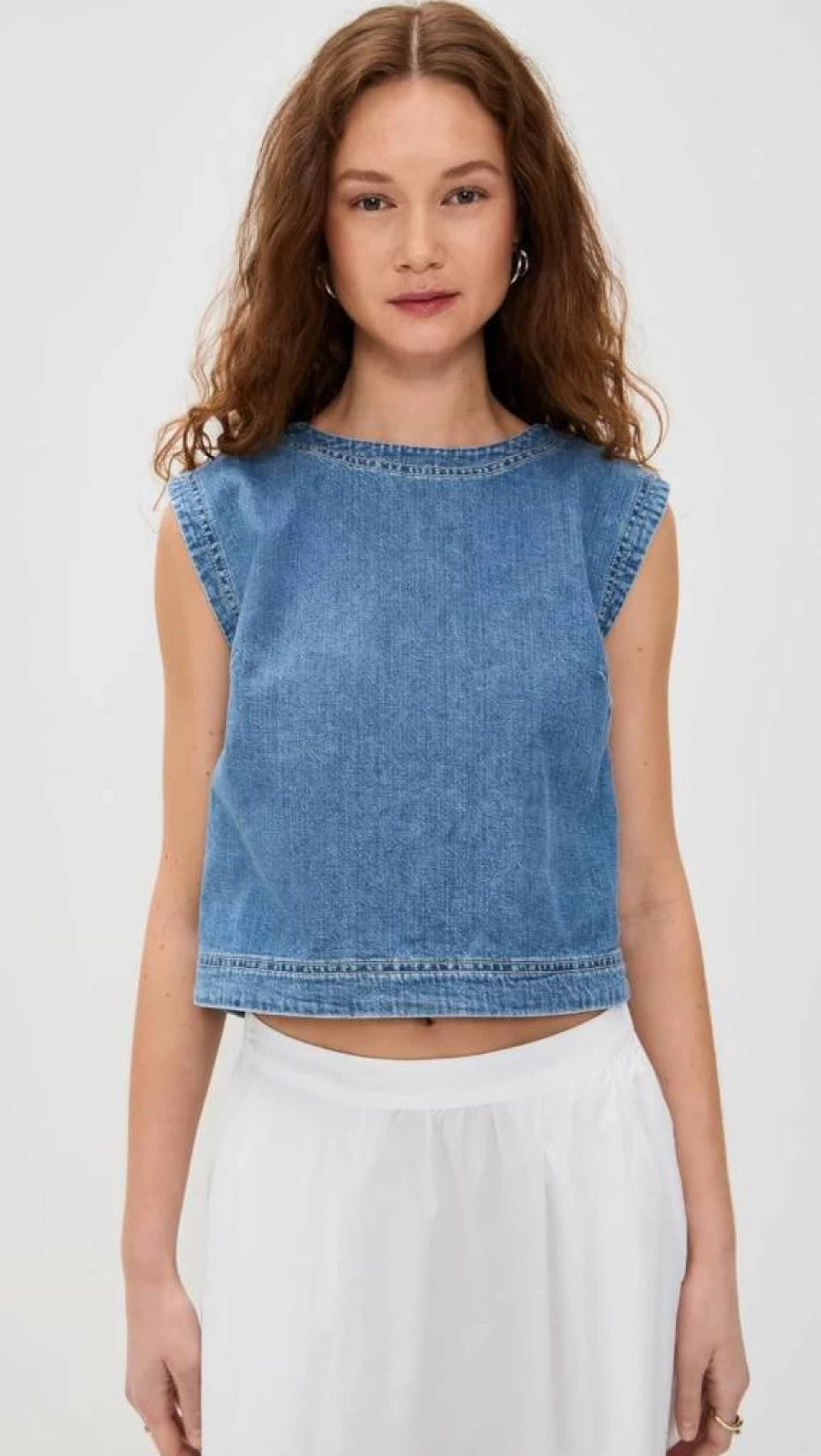 Velvet Loren Women's Denim Top - Stylish Velvet Brand Casual Shirt