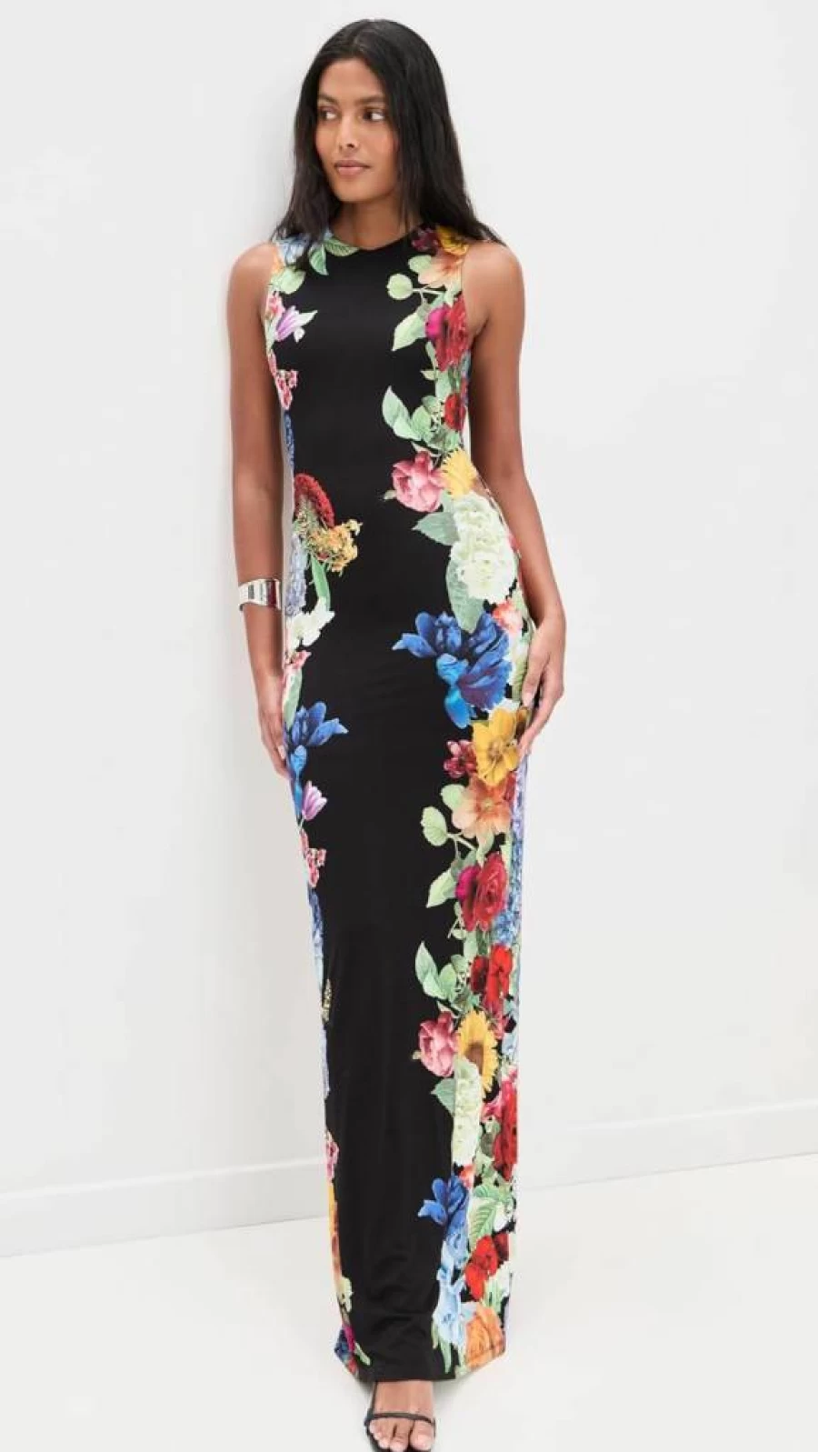Alice + Olivia Women's Delora Floral Maxi Dress - Elegant Long Sleeve Boho Chic Style