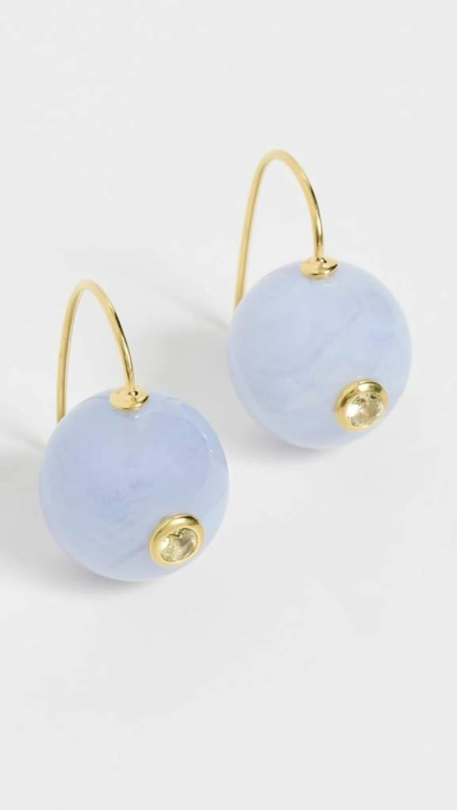 Lizzie Fortunato Blue Agate Comet Earrings for Women – Handcrafted Gemstone Jewelry
