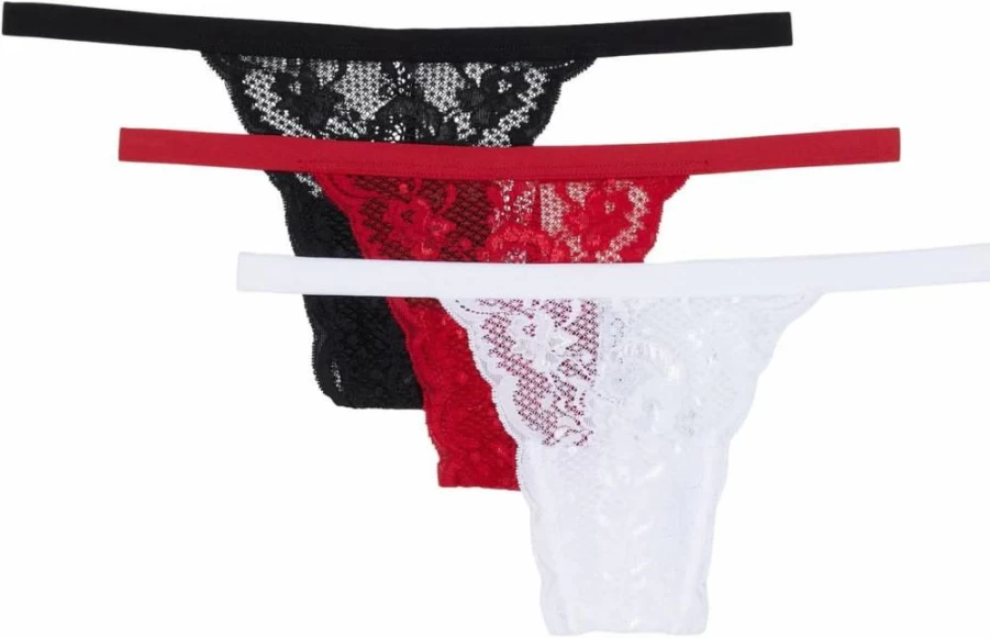 Cosabella Never Say Never 3-Pack G-String Panties - Skimpie Lingerie Set
