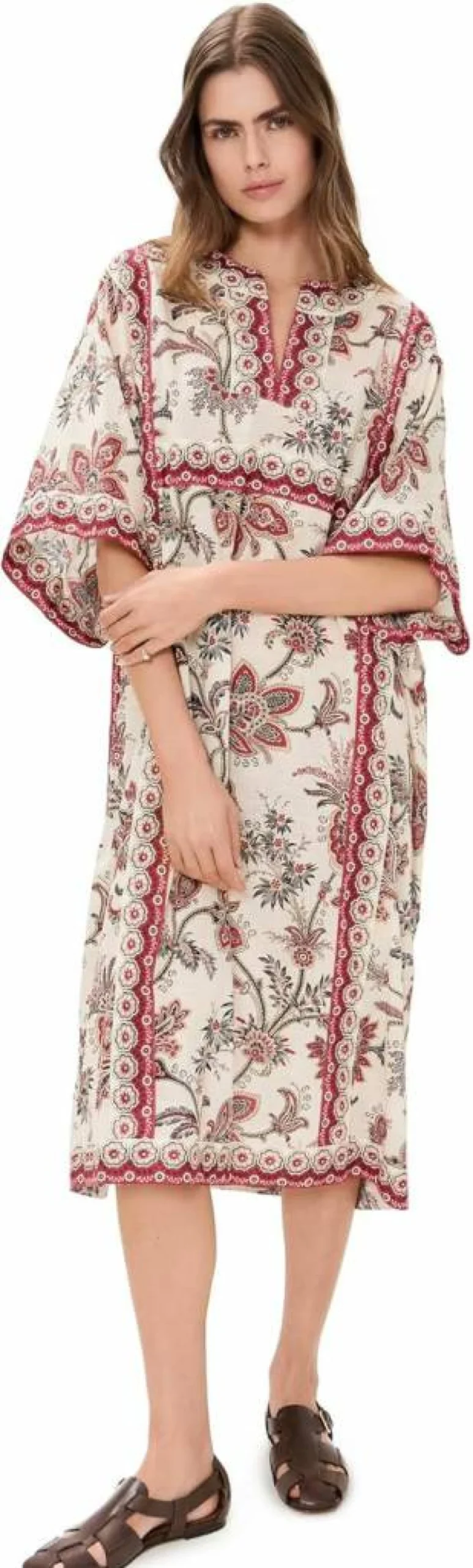 Sea Women's Cassandra Floral Print Caftan Dress - Beach Cover Up