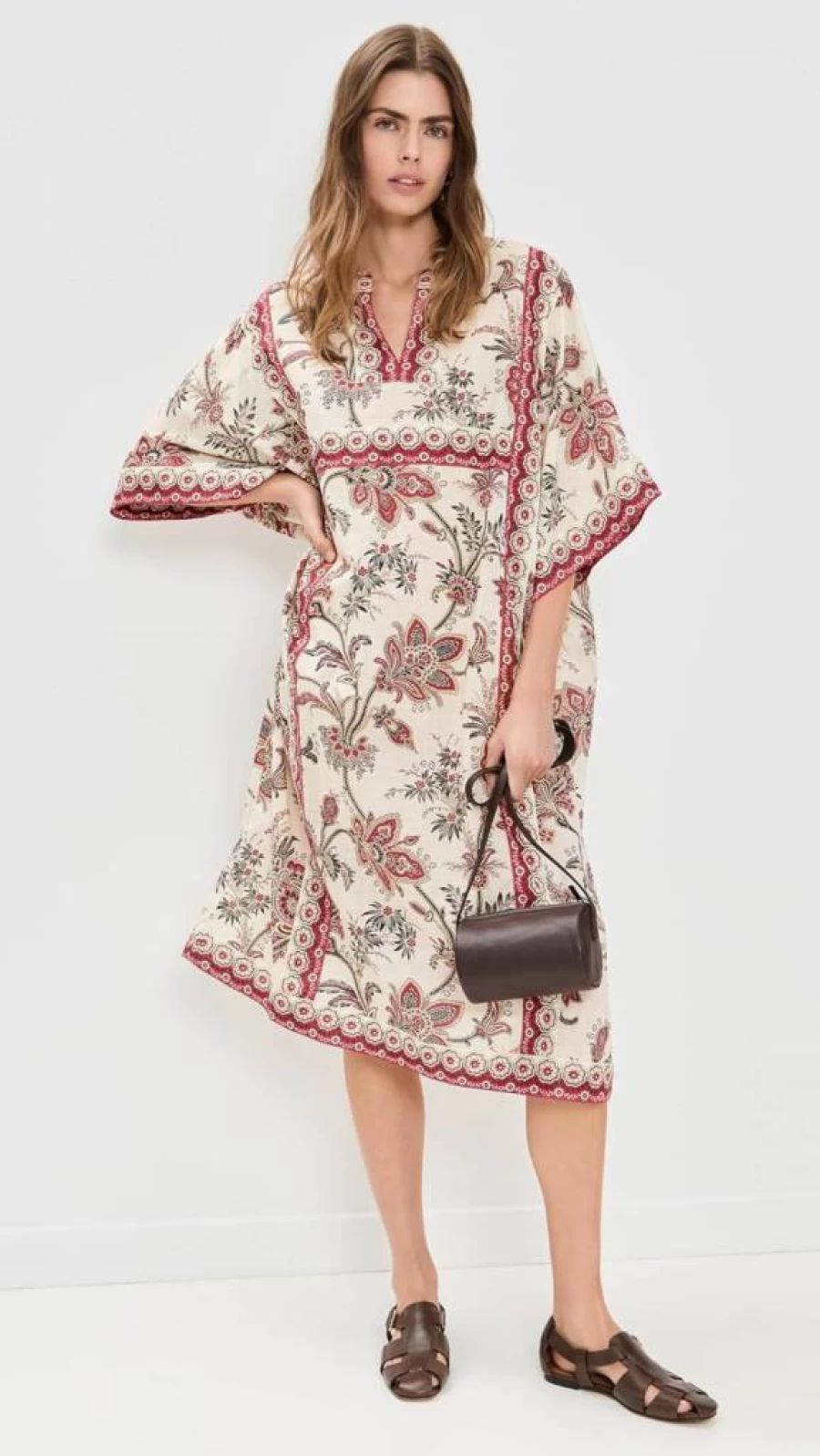 Sea Women's Cassandra Floral Print Caftan Dress - Beach Cover Up