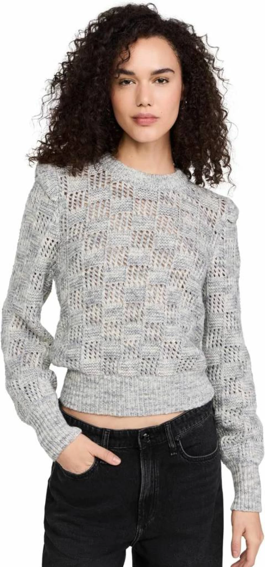 BAUM UND PFERDGARTEN Women's Cilla Pullover Sweater - Soft Knit Casual Oversized Top