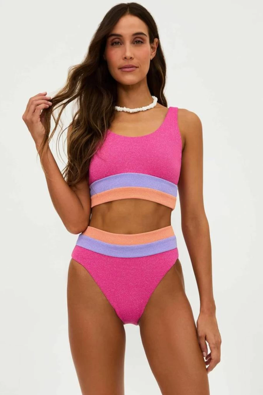 Beach Riot Women's Heidi High-Waisted Bikini Bottom | Swimwear for Women | Trendy Beach Essentials