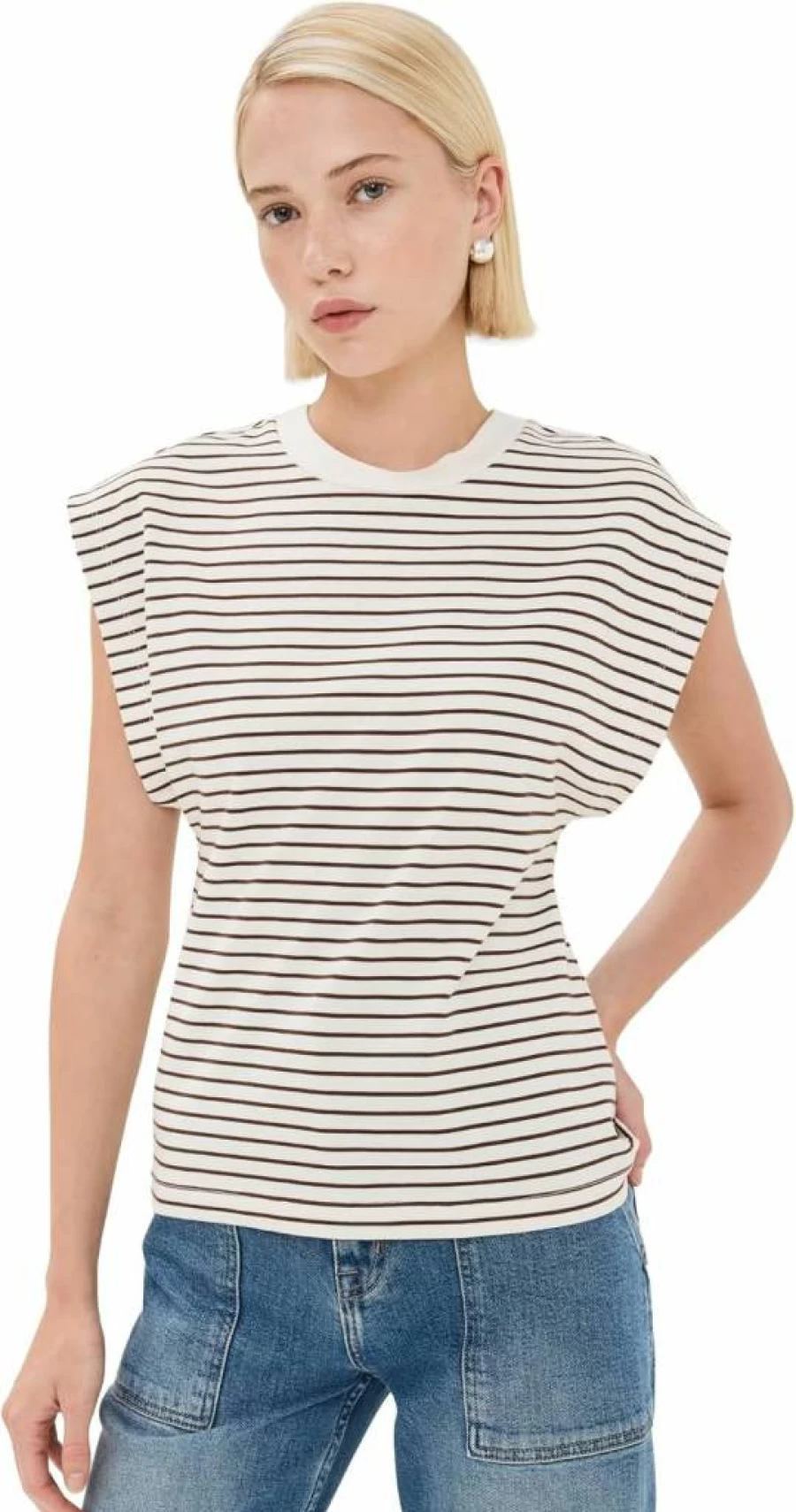 Pistola Denim Women's Marina Short Sleeve Tee - Casual Cotton T-Shirt for Women