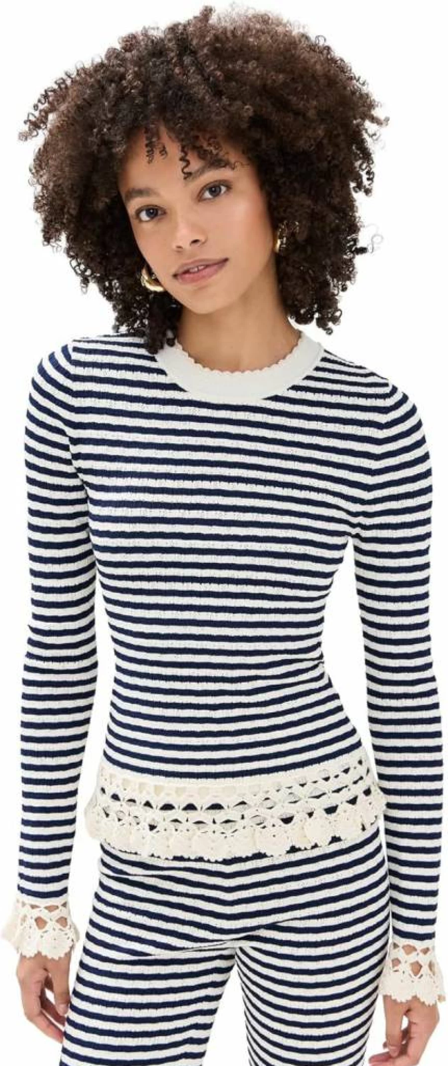 Sea Women's Addy Striped Knit Top - Stylish Striped Casual Shirt