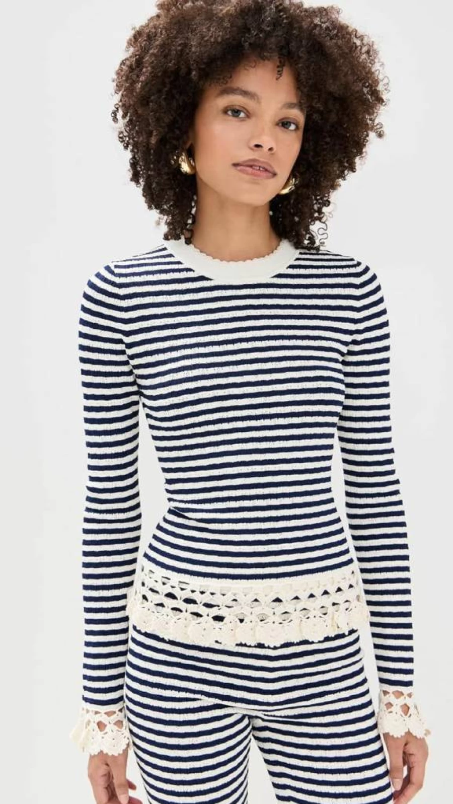 Sea Women's Addy Striped Knit Top - Stylish Striped Casual Shirt