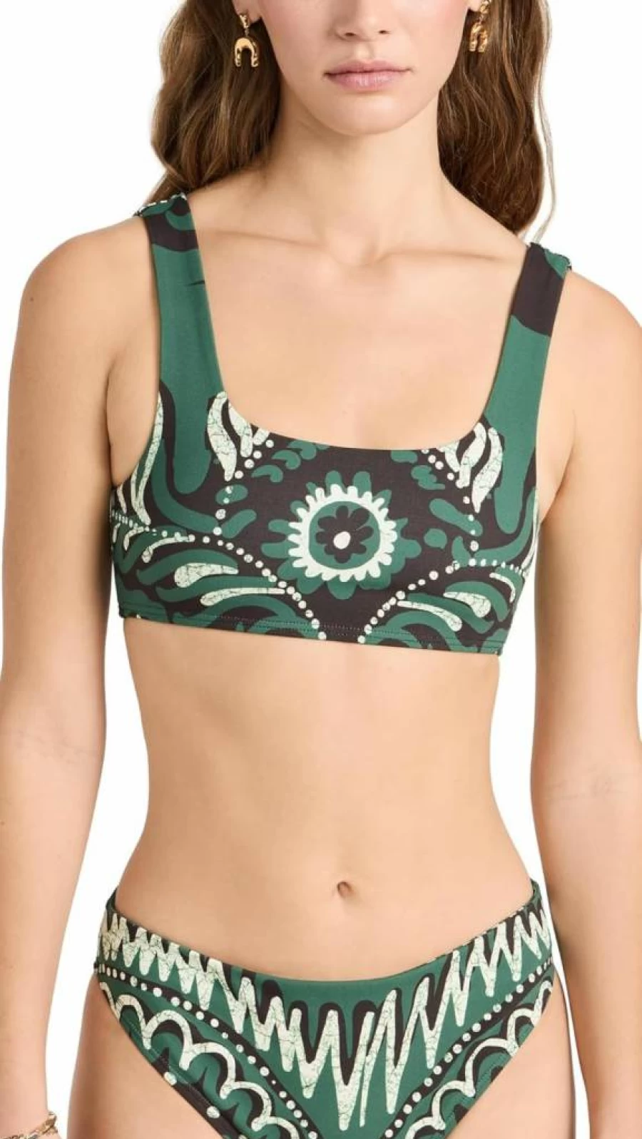 Sea Women's Charlough Print Bikini Top - Floral Swimwear for Women - Sexy Summer Beachwear