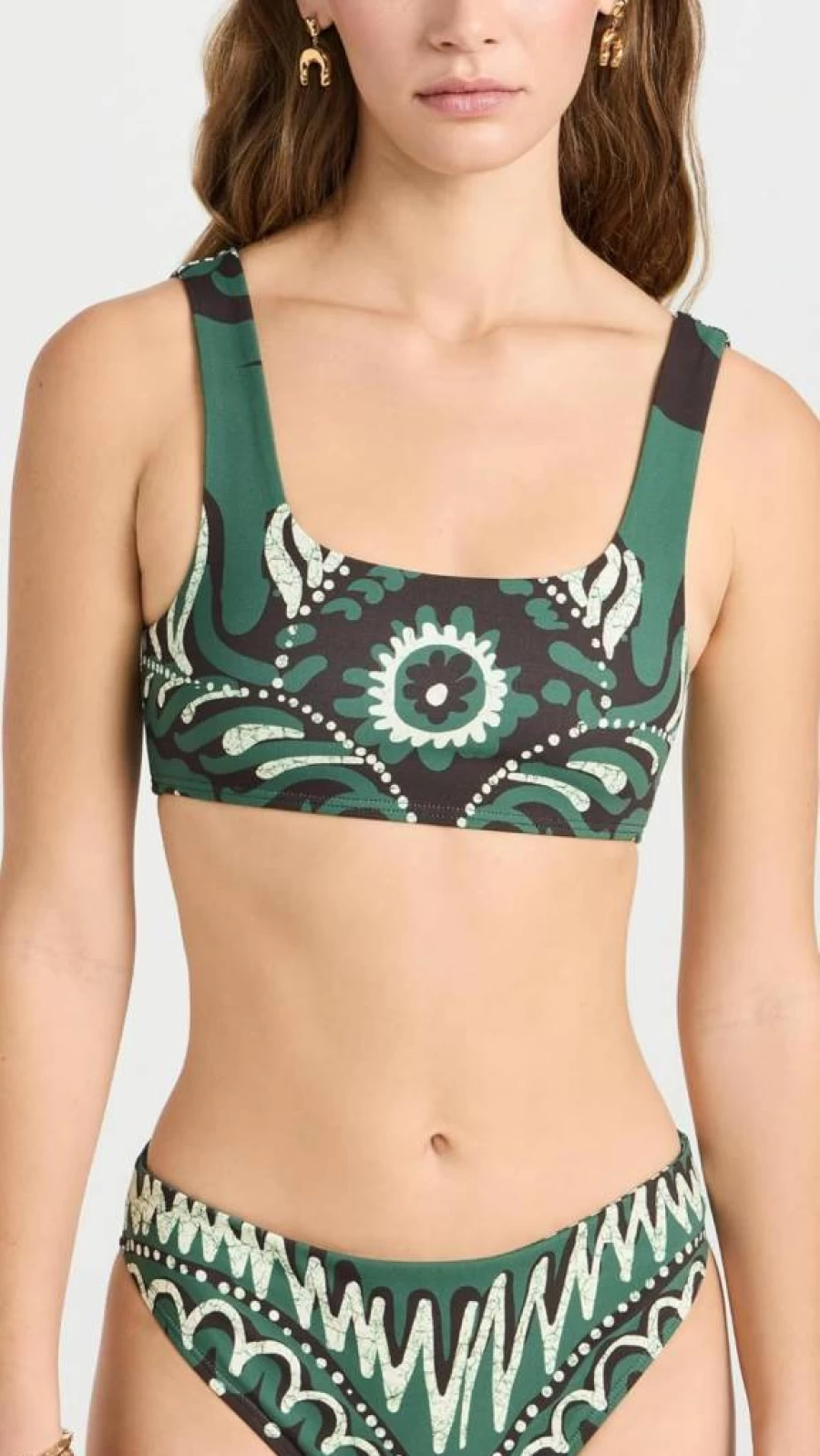 Sea Women's Charlough Print Bikini Top - Floral Swimwear for Women - Sexy Summer Beachwear