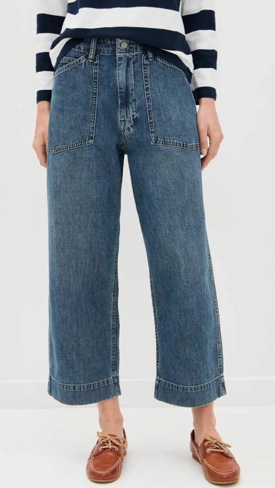 Denimist Women's Georgia High-Waisted Work Pants - Durable Office & Casual Trousers