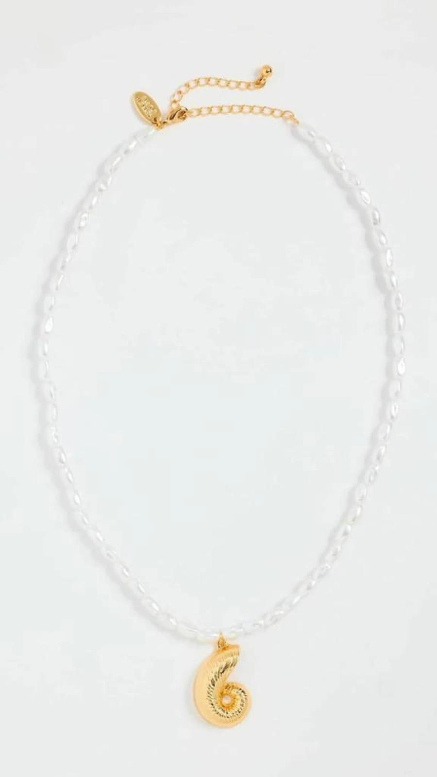 Kenneth Jay Lane Women's Gold-Tone Seashell Pendant Necklace - Vintage Inspired Costume Jewelry