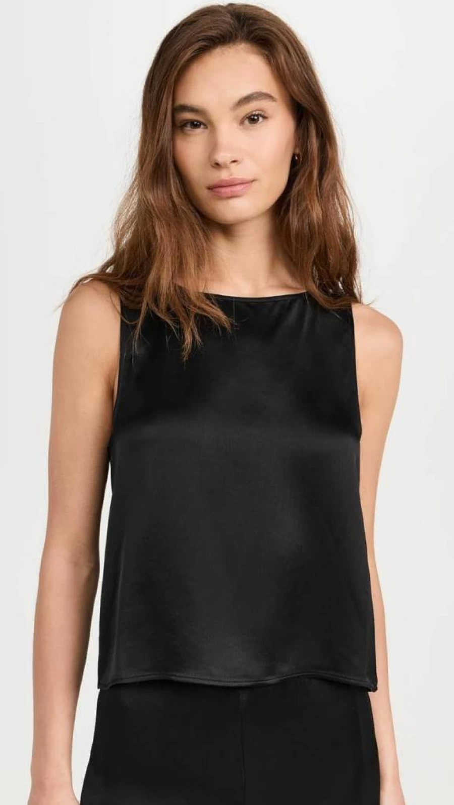 Leset Women's Barb Sleeveless V-Neck Top - Casual Summer Tank Blouse