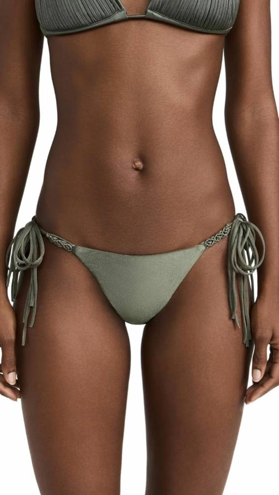 PQ Swim Women's Mila Tie Side Bikini Bottoms - High Waisted Swimwear