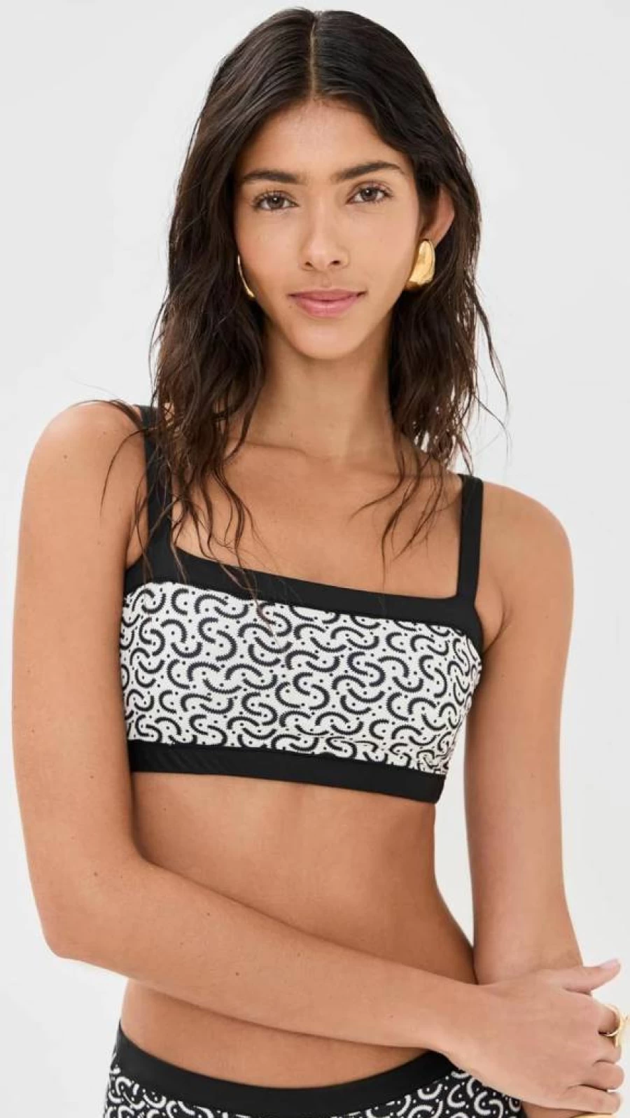 Sea Women's Reversible Panna Color Block Bandeau Swim Top