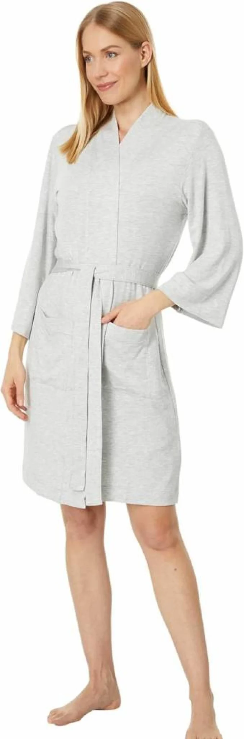PJ Salvage Women's Cozy Mid-Length Lounge Robe - Soft Jammie Essentials for Comfort