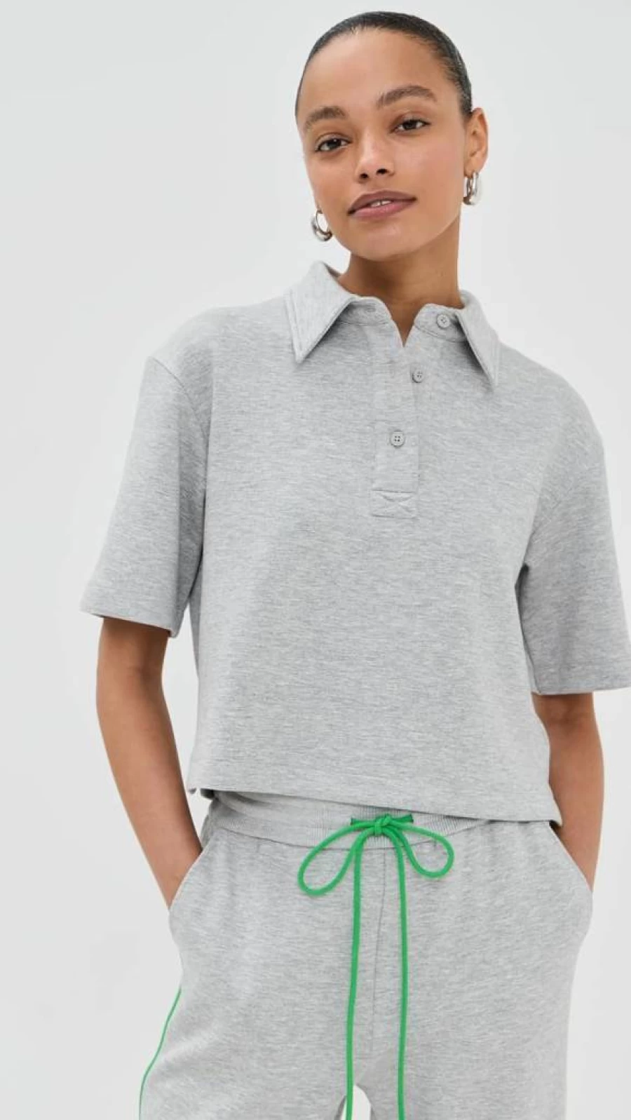 LE BOP Women's Josephine Polo Shirt - Classic Casual Top for Women