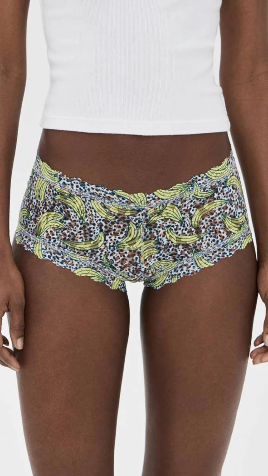 Hanky Panky Women's Signature Lace Boy Shorts - Floral Printed Comfort Underwear