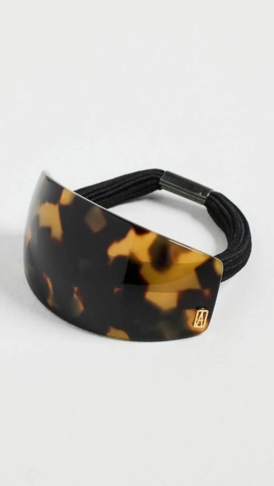 Alexandre de Paris Women's Tortoise Print Brown Ponytail Holder Hair Accessory One Size