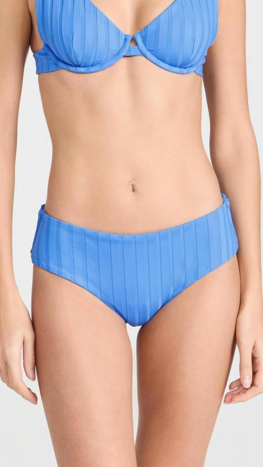 Vitamin A Women's Ursula High-Waisted Bikini Bottoms - Retro Swimwear Hipster Panties