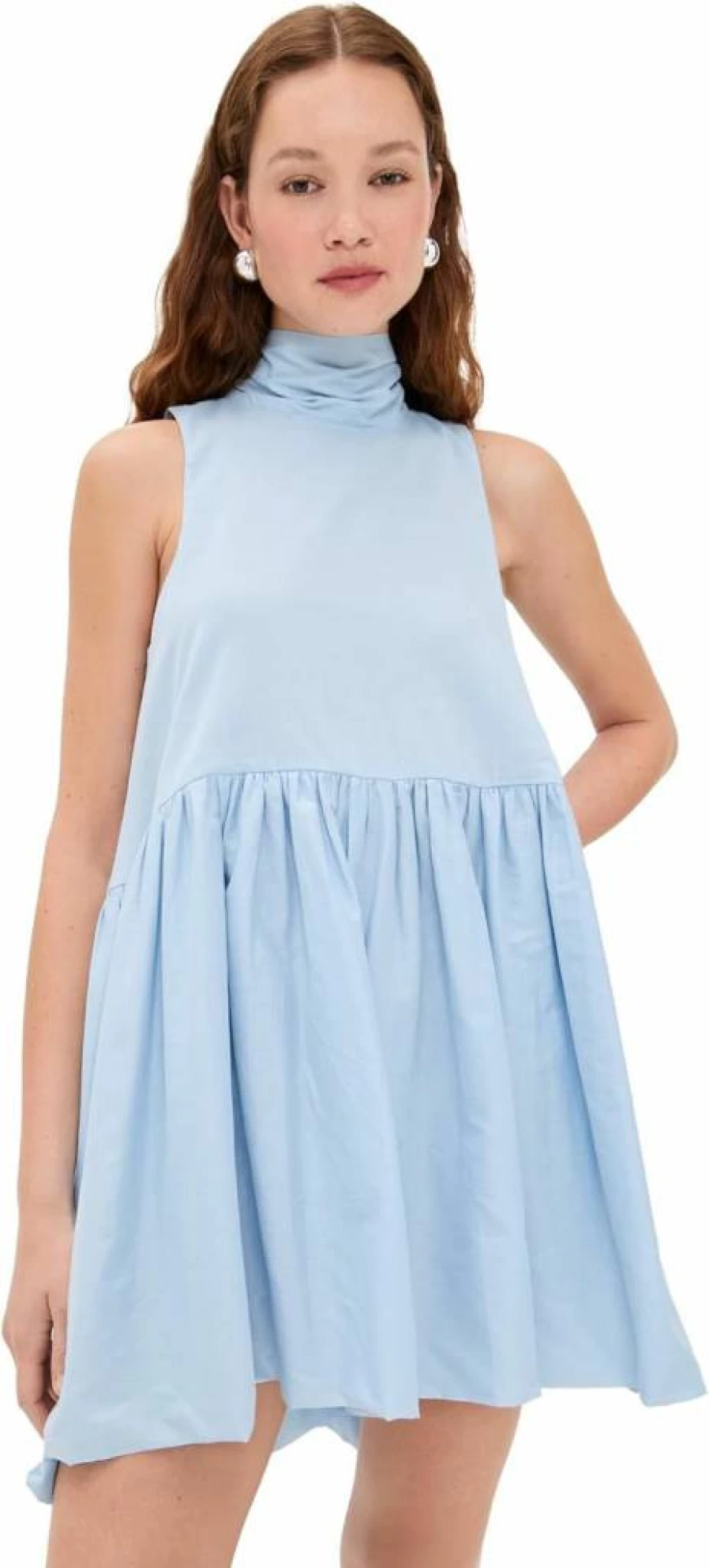 Azeeza Women's Marie Mini Dress - Elegant Short Sleeve Party Dress for Casual and Evening Wear