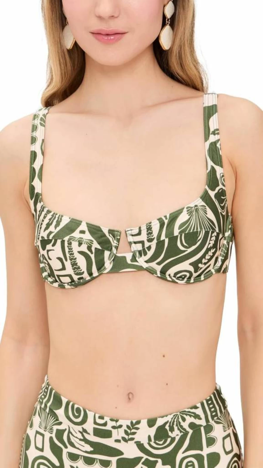 MINKPINK Women's Amos Bikini Top - Sexy Push-Up Bra Swimwear for Women