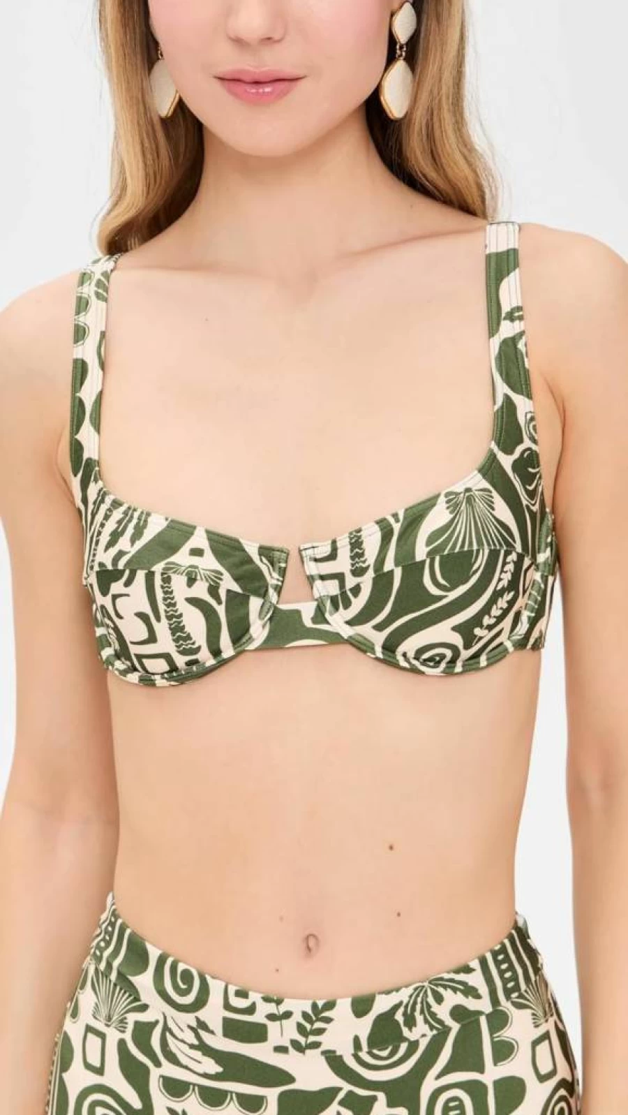 MINKPINK Women's Amos Bikini Top - Sexy Push-Up Bra Swimwear for Women