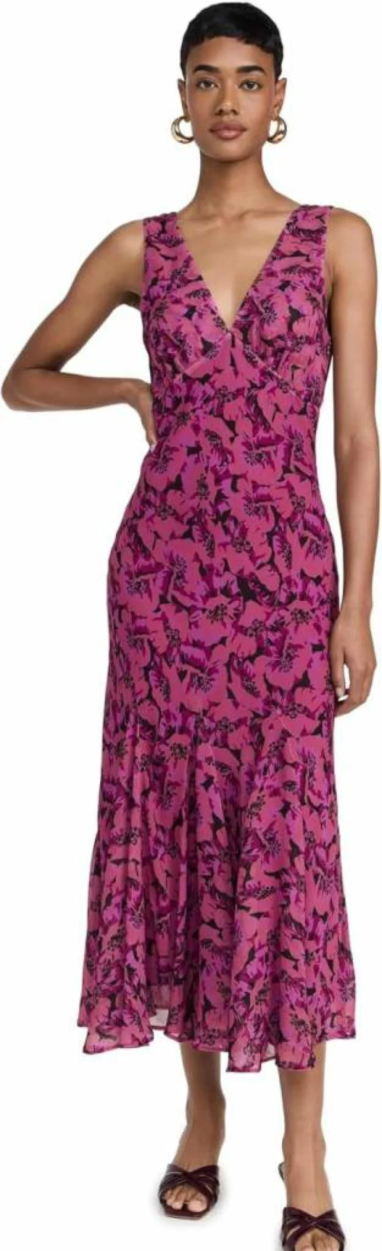 Ciao Lucia Women's Charette Dress - Elegant Flowy Boho Chic Summer Maxi Dress